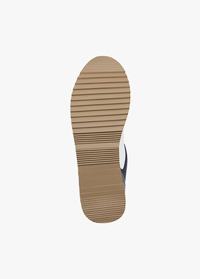 michael kors raina mixed media trainer