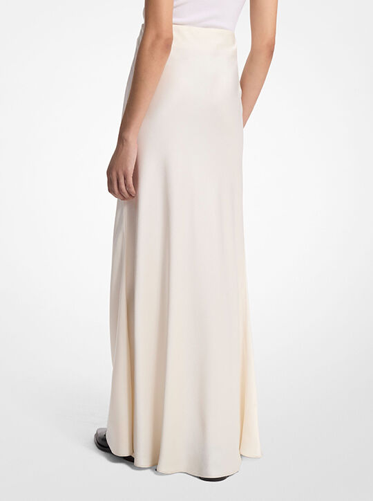 michael kors satin charmeuse skirt