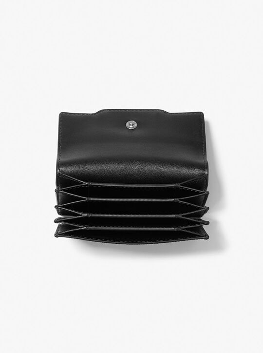 michael kors hudson signature logo accordion card case