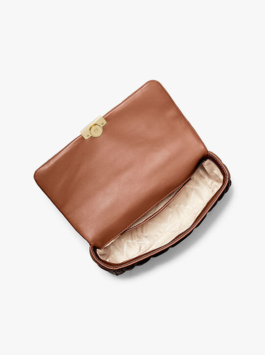 michael kors tribeca large quilted leather shoulder bag