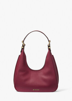 michael kors nolita small pebbled leather hobo shoulder bag
