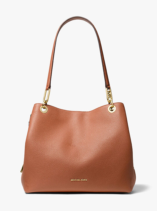 michael kors حقيبة كينسينغتون كبيرة من الجلد المحبب