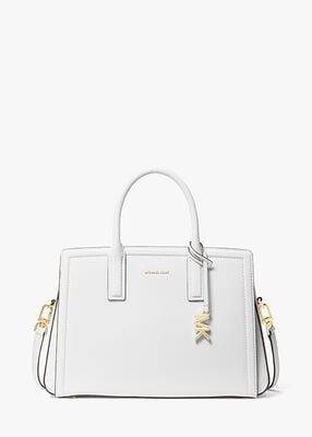 michael kors laila medium leather satchel