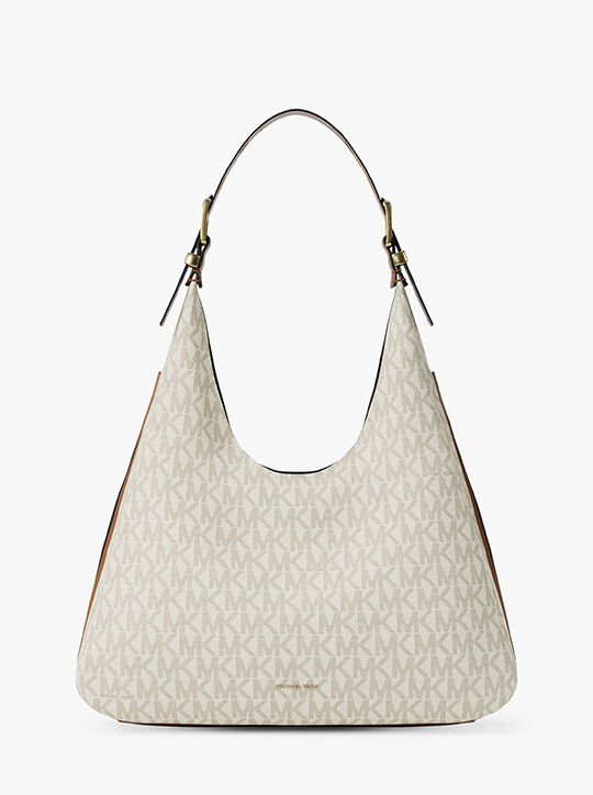 michael kors حقيبة كتف نوليتا كبيرة بشعار الماركة