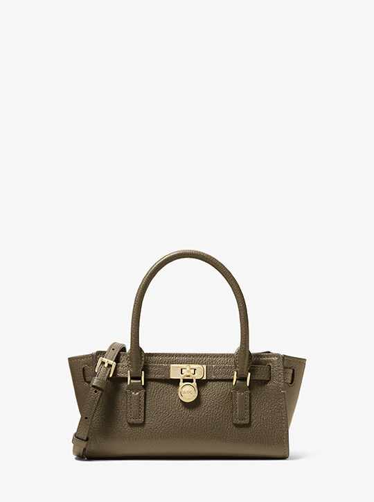 michael kors hamilton moderne extra small leather crossbody bag