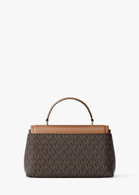 michael kors حقيبة تريبيكا صغيرة جدًا بشعار الماركة