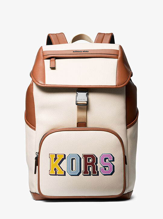 حقيبة ظهر كوبر سبورت من الجلد المرصع بالحصى michael kors حقيبة ظهر كوبر سبورت من الجلد المرصع بالحصى