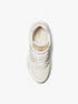 michael kors zuma leather and nylon trainer