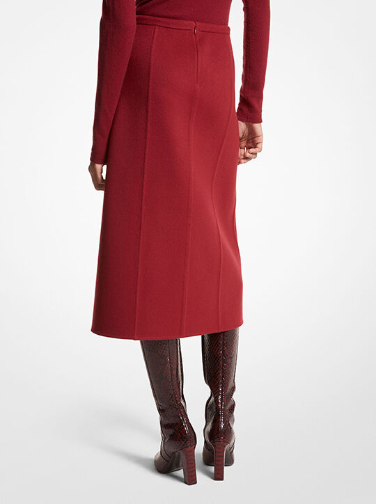 تنورة صغيرة من الصوف ميلتون ذات وجهين michael kors تنورة صغيرة من الصوف ميلتون ذات وجهين