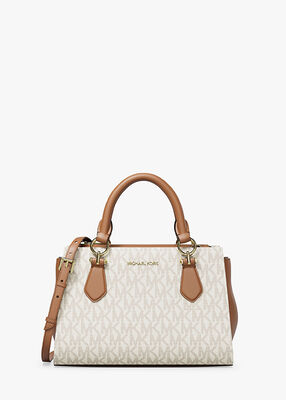 michael kors marilyn small signature logo messenger bag