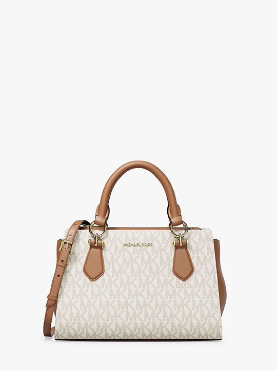 michael kors marilyn small signature logo messenger bag