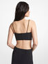 michael kors stretch crepe bustier top