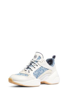 michael kors bowie signature logo trainer