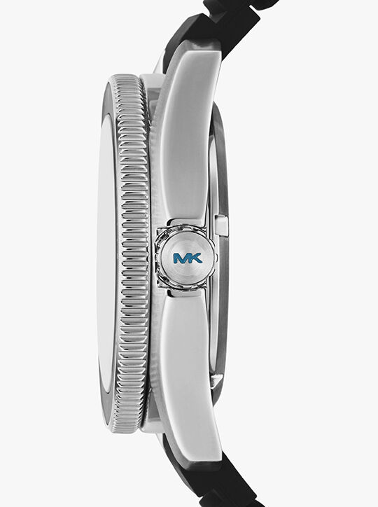 Oversized Maritime Silicone Watch michael kors oversized maritime silicone watch