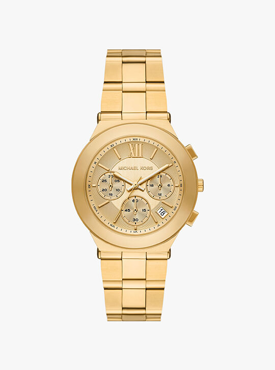 michael kors billie gold tone stainless steel watch