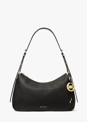 michael kors nolita medium pebbled leather shoulder bag