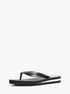 Posie Signature Logo Flip Flop michael kors posie signature logo flip flop
