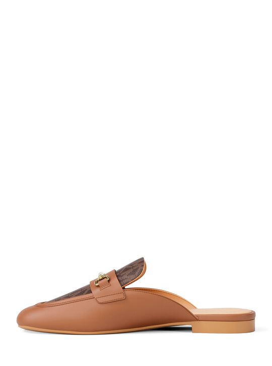 michael kors carson signature logo mule