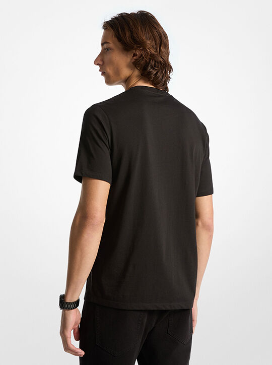michael kors logo cotton t shirt