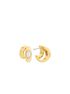 michael kors marquise cut cubic zirconia double hoop earrings