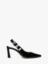 Darrington Crackled Patent Leather Slingback Pump michael kors darrington crackled patent leather slingback pump