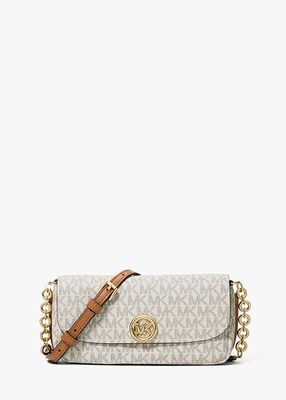 michael kors nolita small signature logo crossbody bag