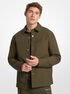 Stretch Cotton Padded Shirt Jacket michael kors stretch cotton padded shirt jacket