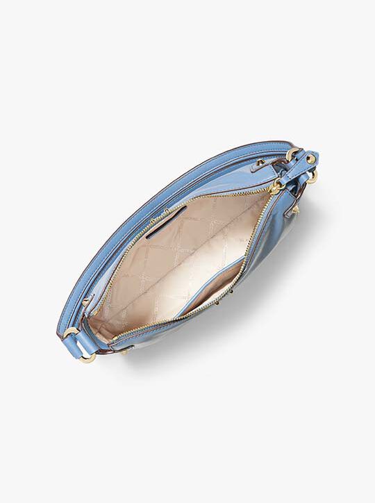 michael kors حقيبة كتف أستور جلدية مرصعة كبيرة