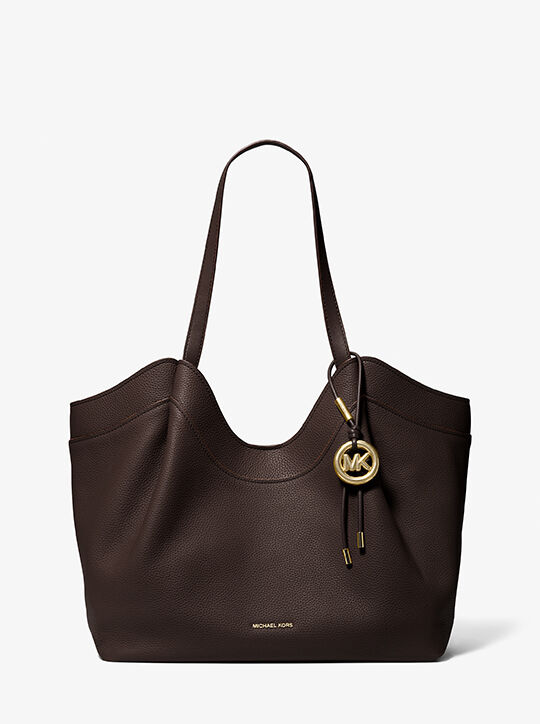 michael kors nolita large pebbled leather tote bag