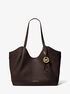 michael kors nolita large pebbled leather tote bag