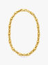 Astor Large Precious Metal-Plated Brass Link Necklace michael kors astor large precious metal plated brass link necklace