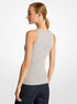 michael kors ribbed stretch viscose tank top