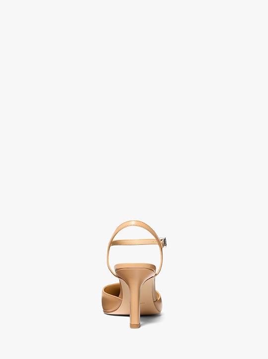 Amara Leather Mid Pump michael kors amara leather mid pump