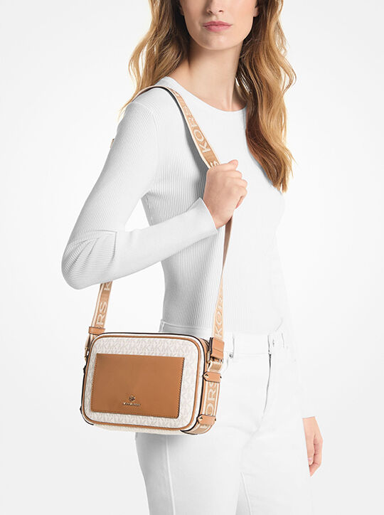 Maeve Large Logo and Faux Leather Crossbody Bag | Michael Kors  