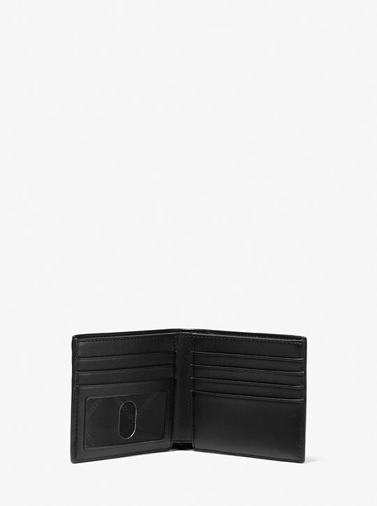 Hudson Signature Logo Billfold Wallet michael kors hudson signature logo billfold wallet