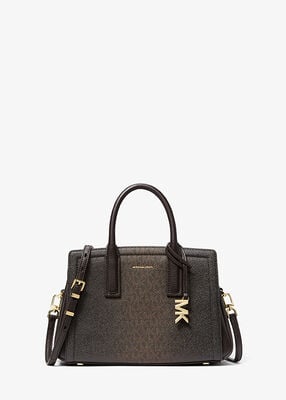 Laila Small Signature Logo Satchel michael kors laila small signature logo satchel