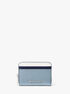 michael kors jet set travel medium color block wallet