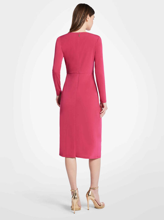 michael kors stretch matte jersey dress