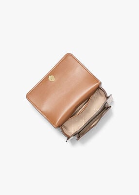 michael kors claire small signature logo crossbody bag