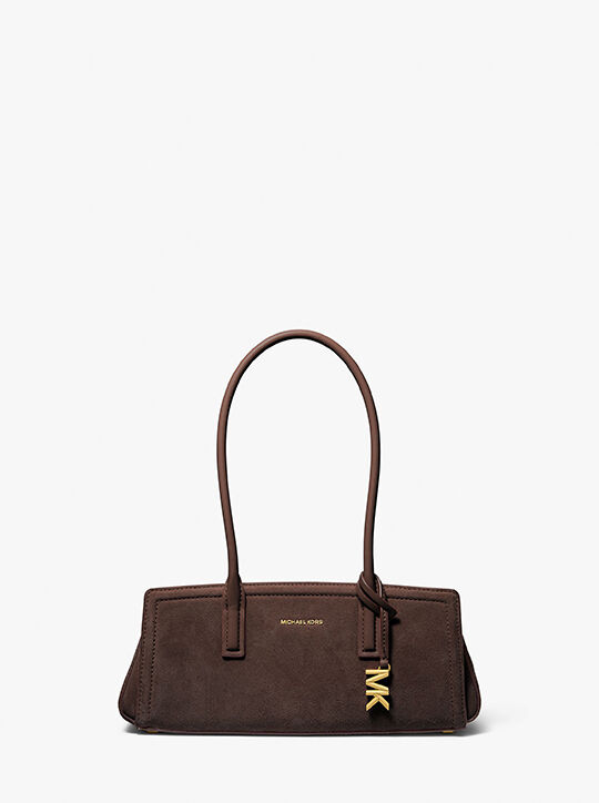 michael kors laila small suede shoulder bag