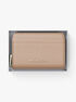 Jet Set Small Pebbled Leather Zip-Around Card Case michael kors jet set small pebbled leather zip around card case