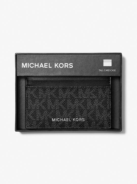 michael kors greyson logo tall card case