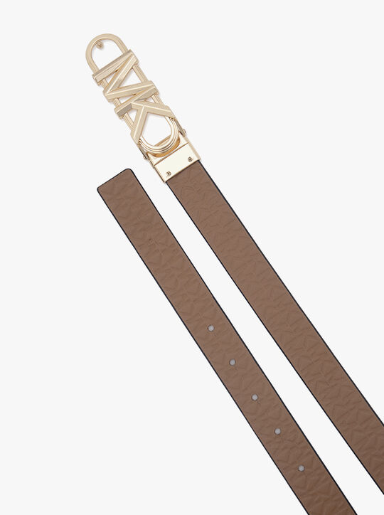 michael kors reversible logo belt