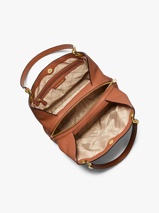 michael kors حقيبة كينسينغتون كبيرة من الجلد المحبب