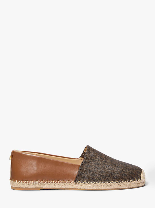 michael kors kenzie signature logo espadrille