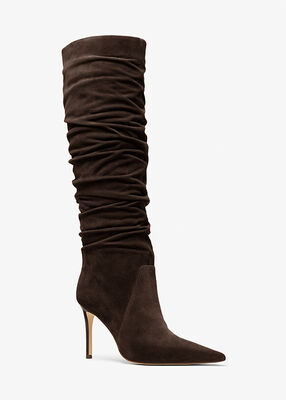 michael kors dawn leather boot