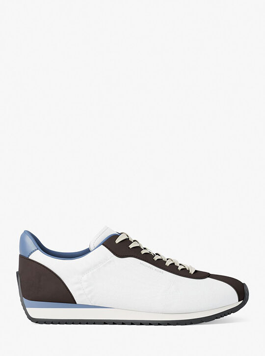 michael kors rhodes mixed media trainer