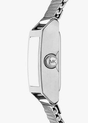 michael kors georgie silver tone watch