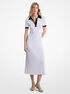 michael kors stretch knit polo dress