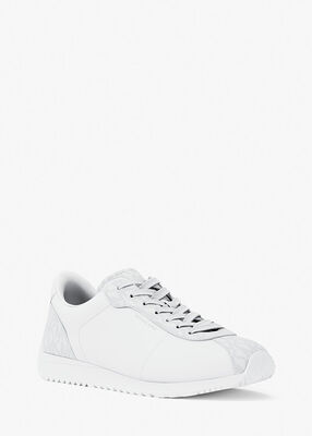 michael kors rhodes leather trainer